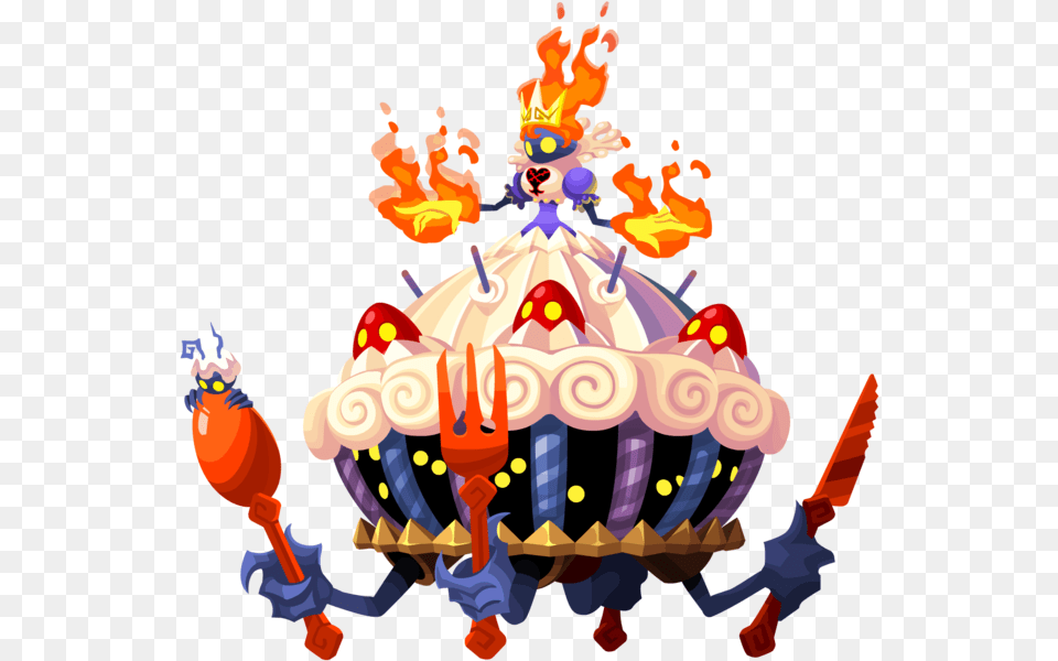 Transparent Crabby Clipart Kingdom Hearts Crabby Cake, Birthday Cake, Cream, Dessert, Food Free Png