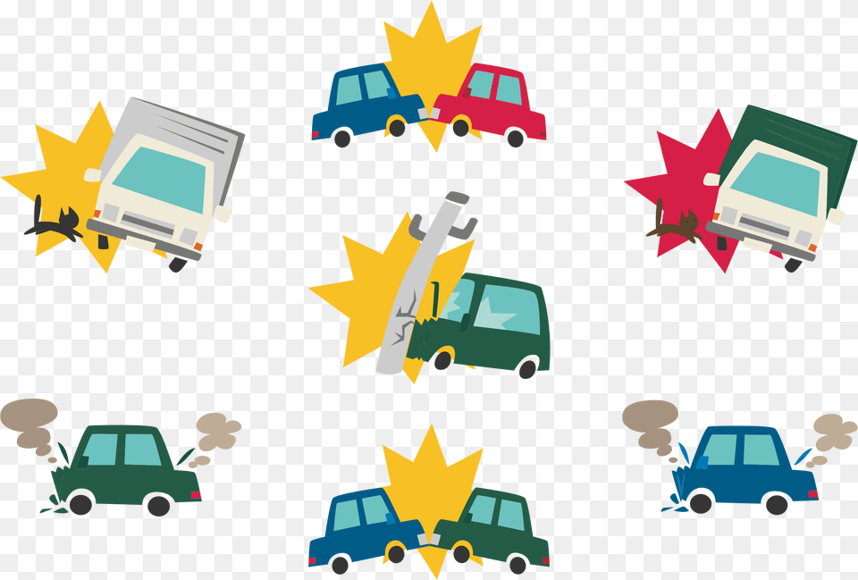 Transparent Crashed Car, Transportation, Vehicle, Caravan, Van Free Png Download