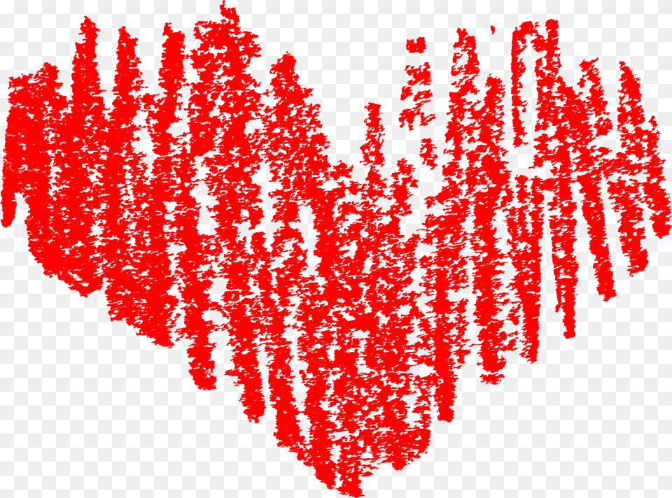 Transparent Crayon Heart, Plant, Art, Pattern, Tree Free Png Download