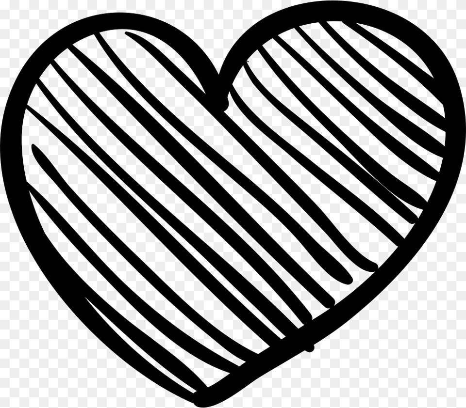 Transparent Crayon Scribble Clipart Heart Sketch Icon, Bow, Weapon Free Png