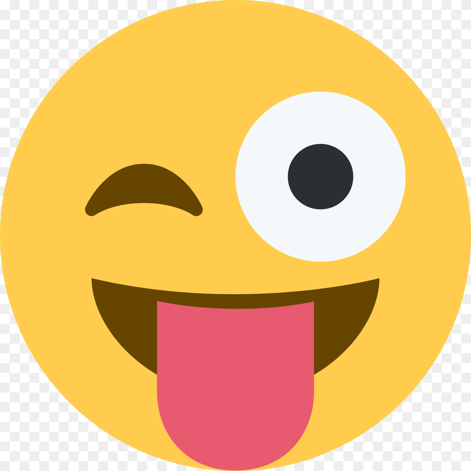 Transparent Crazy Face Emoji Tongue Out, Astronomy, Moon, Nature, Night Free Png