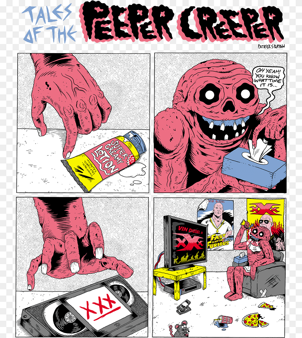 Transparent Creeper Cartoon, Publication, Book, Comics, Person Free Png Download