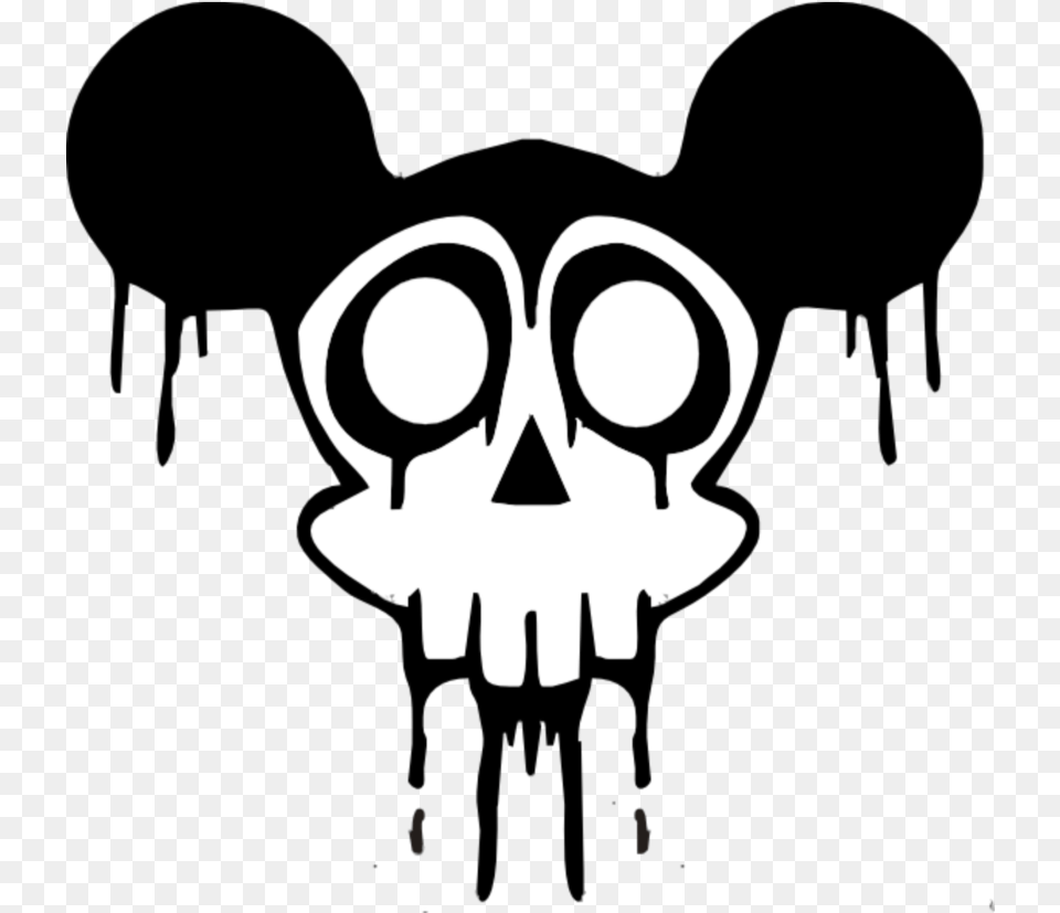 Transparent Creepy Hand Clipart Skull Mickey, Stencil, Body Part, Person, Face Png Image