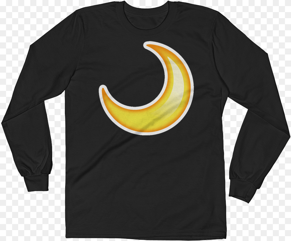 Transparent Crescent Moon Emoji Bill Of Rights T Shirt, Clothing, Long Sleeve, Sleeve, T-shirt Png