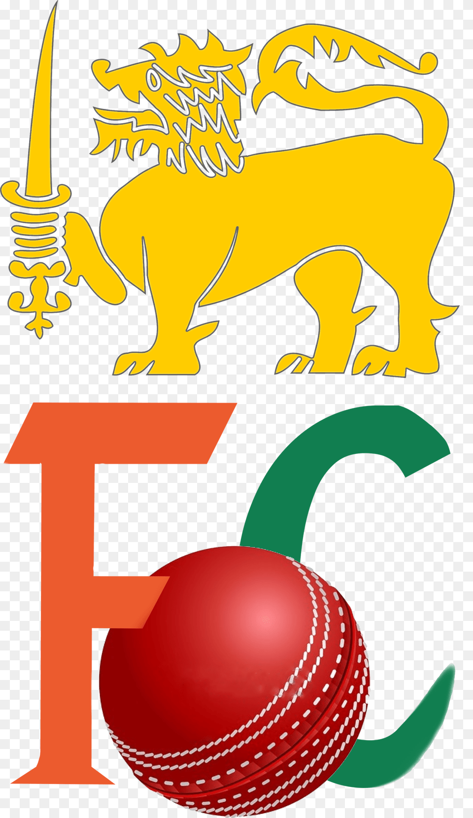 Transparent Cricket Image Clipart Sri Lanka Flag Lion, Ball, Cricket Ball, Sport, Logo Free Png Download