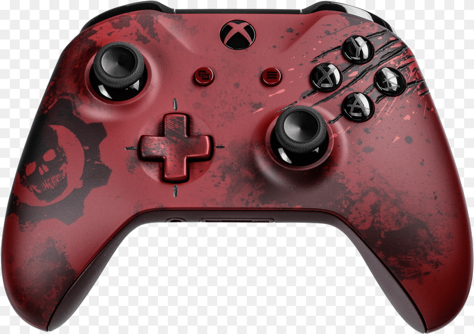 Transparent Crimson Omen Xbox One Gow Controller, Electronics, Car, Transportation, Vehicle Free Png