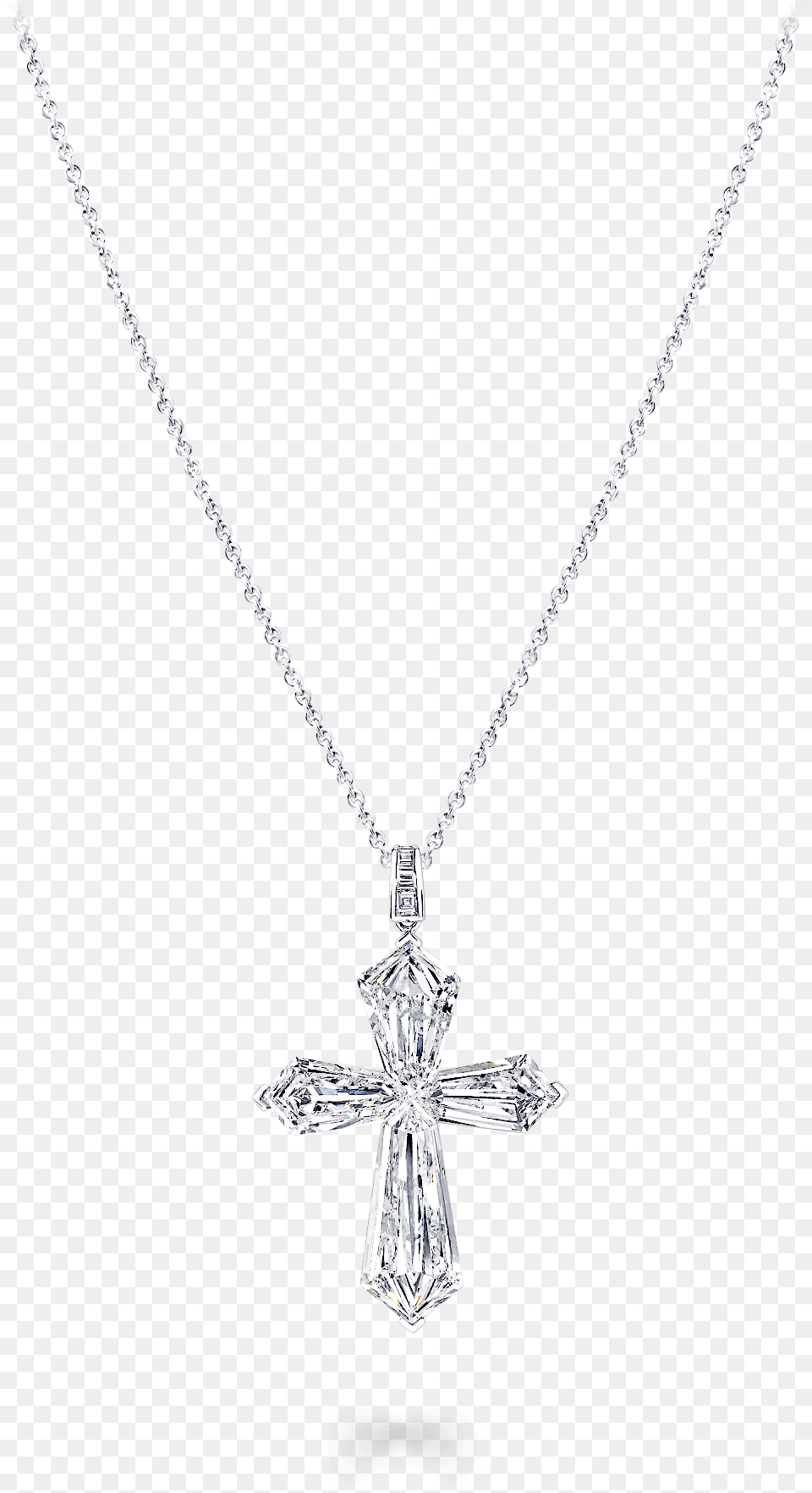 Transparent Cross Necklace Locket, Accessories, Jewelry, Symbol, Diamond Free Png Download