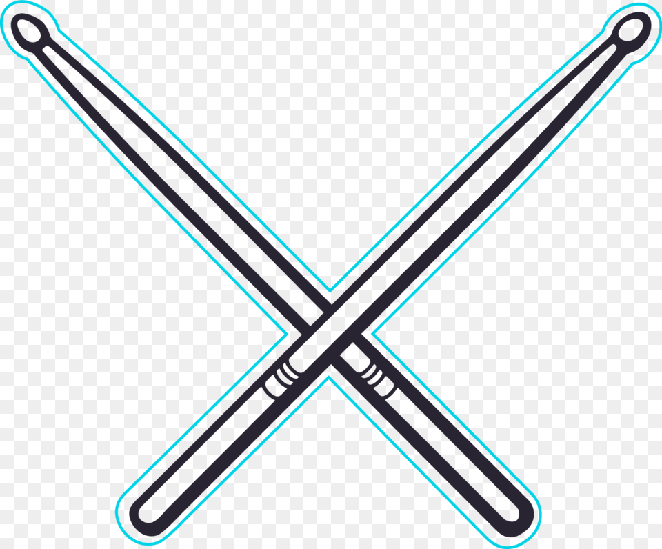 Crossed Drumsticks Clipart Drum Sticks Cross, Blade, Dagger, Knife, Weapon Free Transparent Png