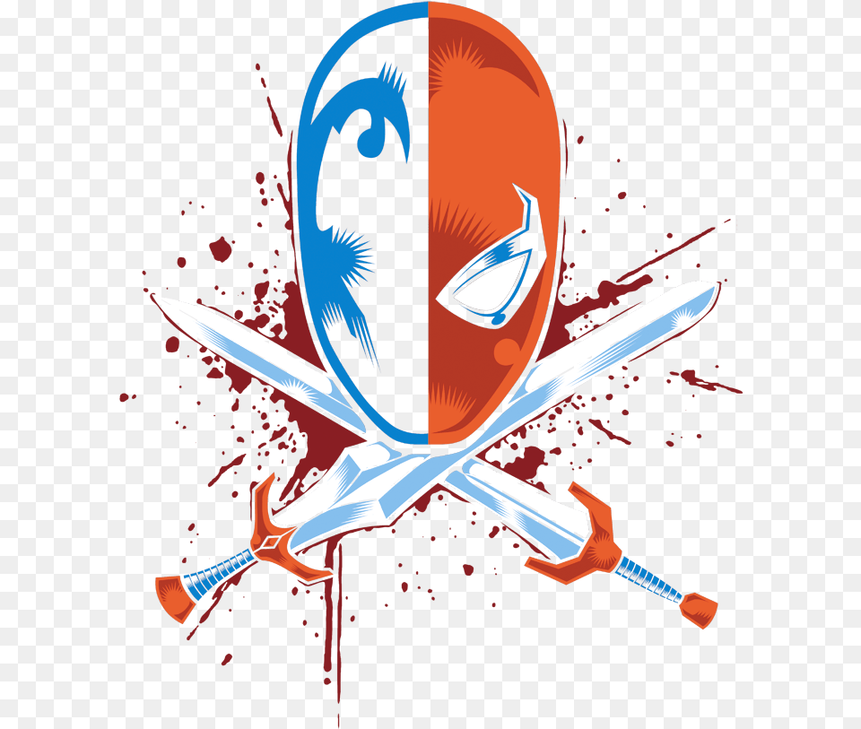 Transparent Crossed Swords Cartoon Blood Splatter, Sword, Weapon, Person, Blade Png Image