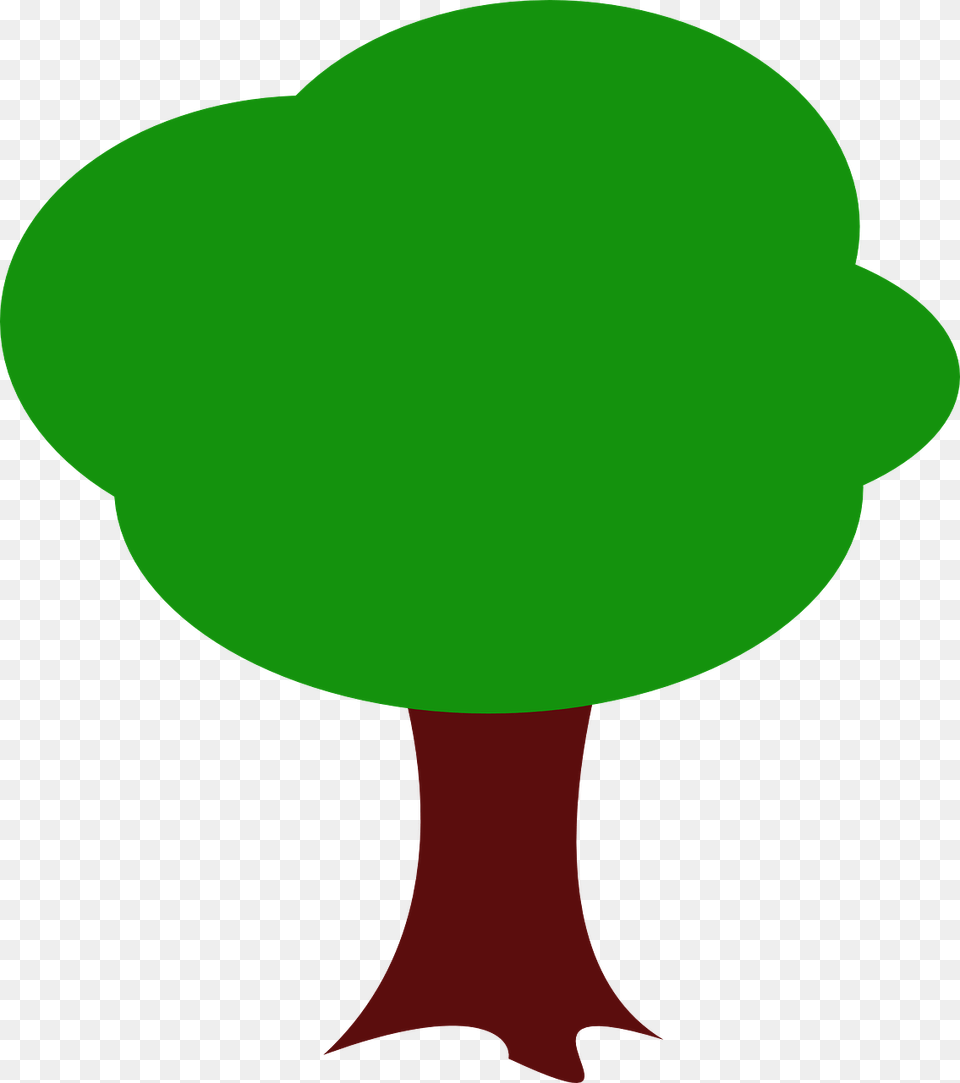 Crown Cartoon Clipart Tree Scene, Green Free Transparent Png