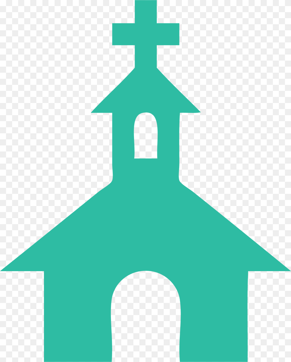 Transparent Crucifixion Of Jesus Clipart Church Symbol On Map, Cross, Architecture, Bell Tower, Building Free Png