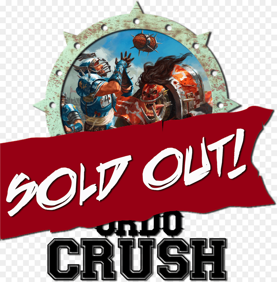 Crush Blood Bowl, Adult, Male, Man, Person Free Transparent Png