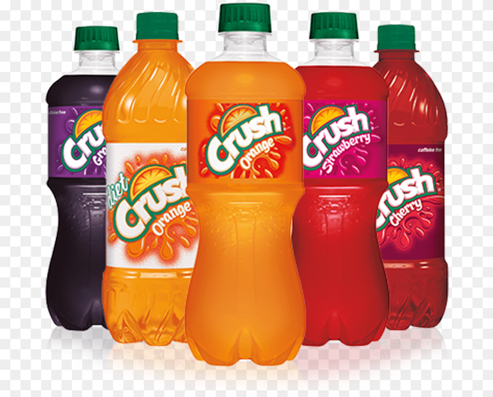 Crush Soda Crush Soda, Beverage, Bottle, Pop Bottle, Juice Free Transparent Png