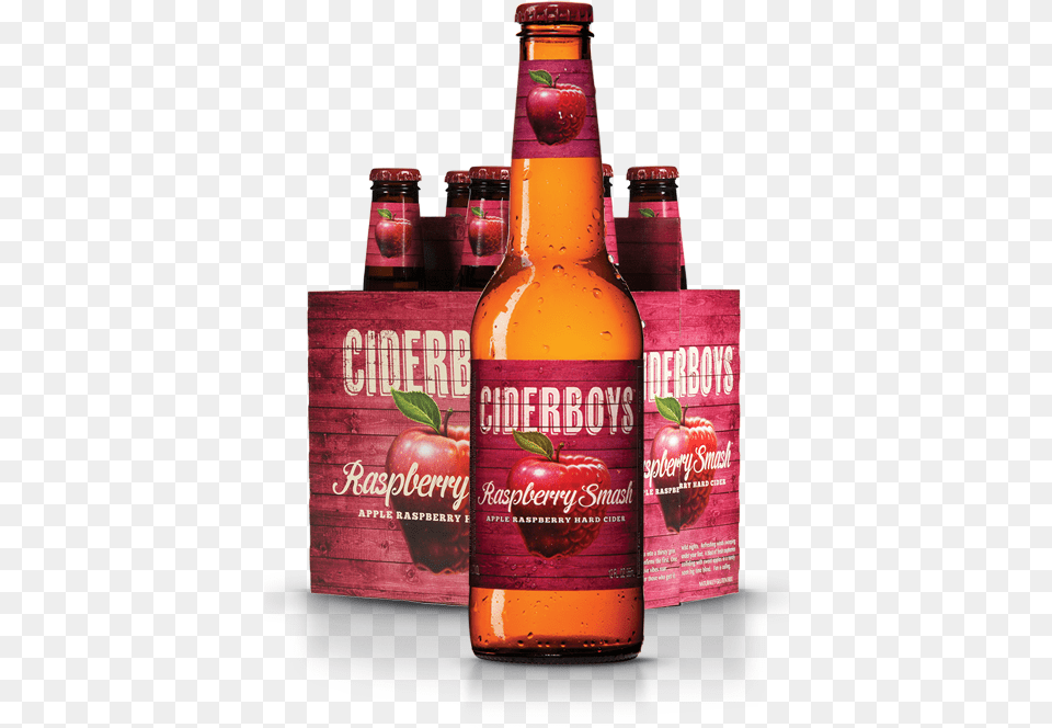 Transparent Crushed Beer Can Raspberry Hard Cider, Alcohol, Liquor, Beer Bottle, Beverage Free Png Download