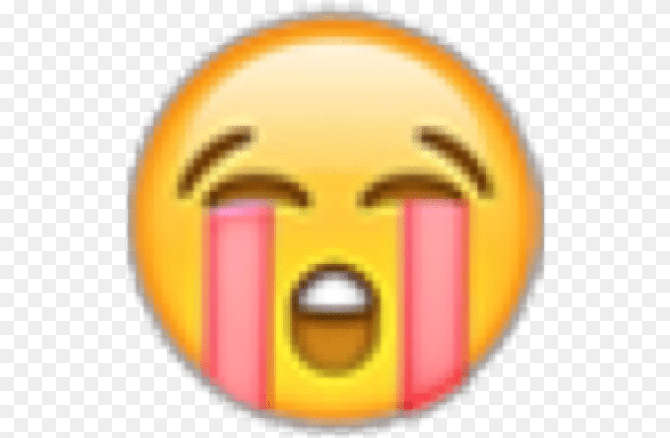 Transparent Cry Face Emoji Crying Baby Emoji, Logo, Badge, Symbol, Gold Free Png Download