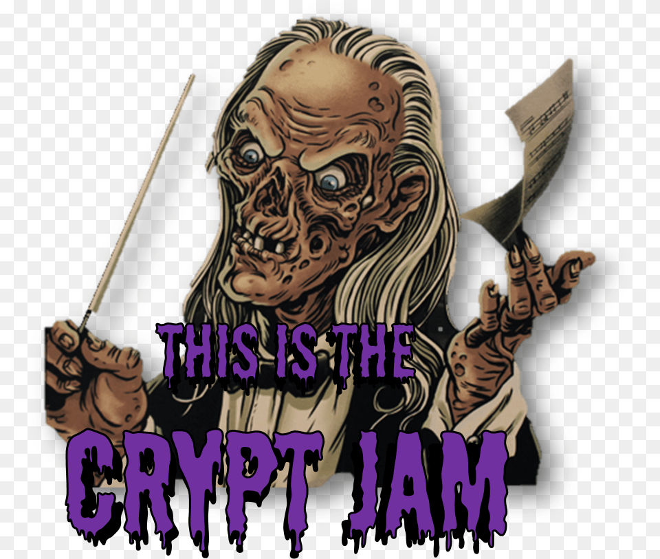 Transparent Crypt Keeper Crypt Jam, Book, Comics, Publication, Face Png