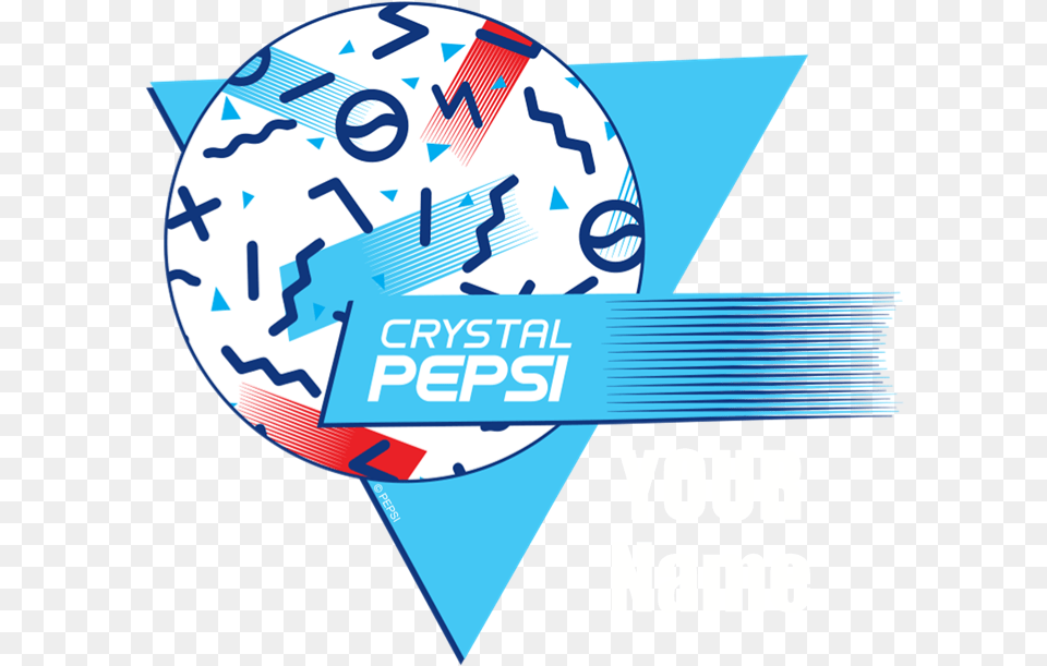 Crystal Pepsi, Logo, Advertisement, Art, Graphics Free Transparent Png