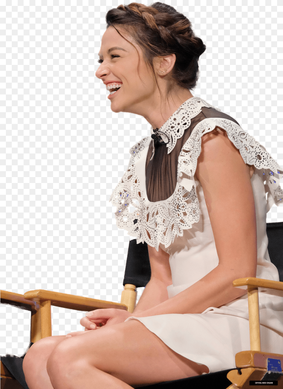 Transparent Crystal Reed, Adult, Smile, Person, Head Png