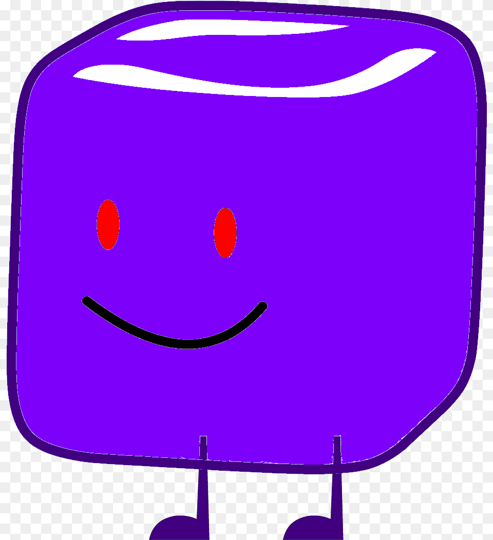 Transparent Cube Bfdi Purple Ice Cube, Cushion, Home Decor, Appliance, Device Png