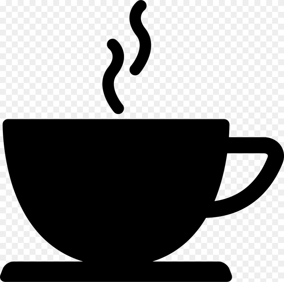 Cup Of Coffee Silhouette Coffee Cup, Beverage, Coffee Cup Free Transparent Png