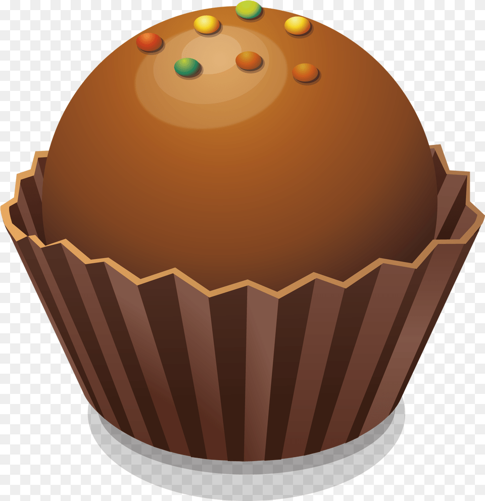 Transparent Cupcake Clipart Muffin, Cake, Cream, Dessert, Food Png Image