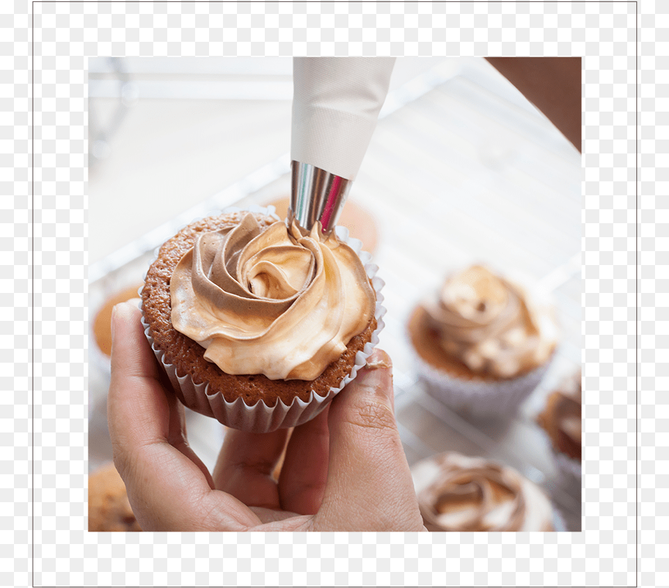 Transparent Cupcake With Candle Cupcake, Cake, Cream, Dessert, Food Free Png Download