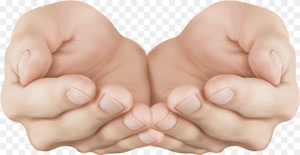 Transparent Cupped Hands, Body Part, Finger, Hand, Person Free Png Download