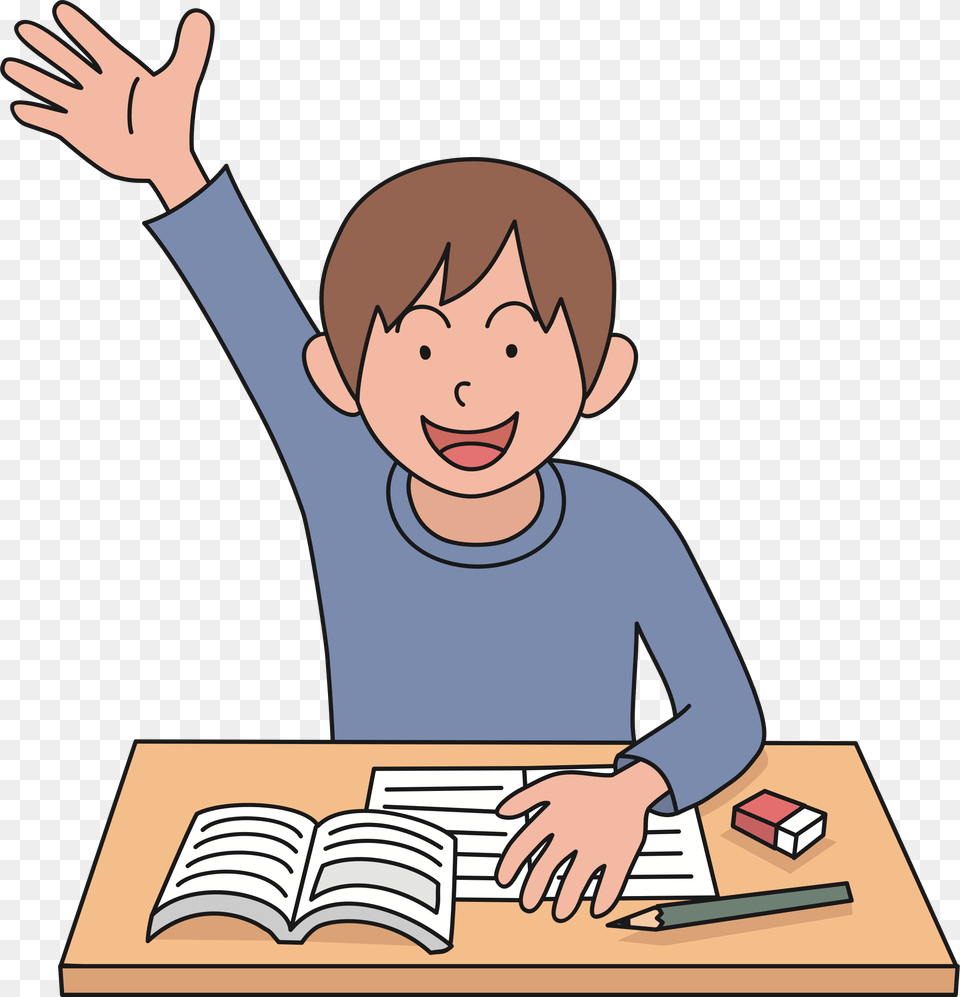 Cupped Hands Student Raising Hand Clip Art, Person, Reading, Book, Face Free Transparent Png