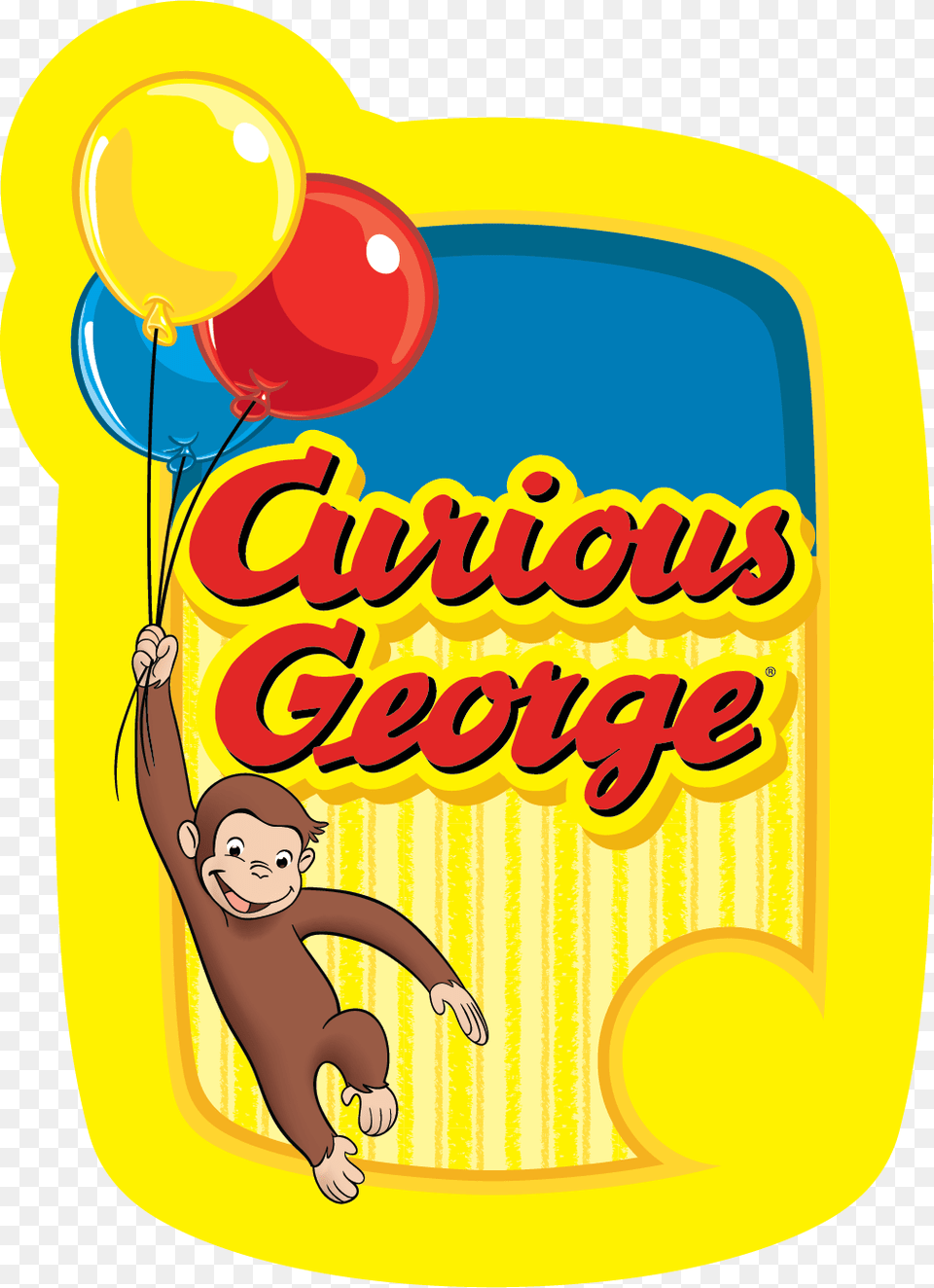 Curious George Curious George, Balloon, Baby, Person, Face Free Transparent Png