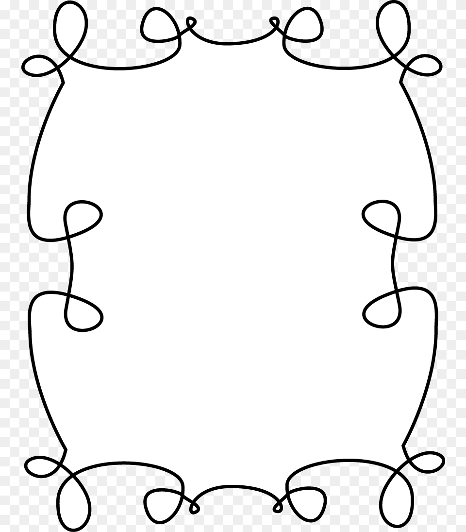 Curly Frame Henry And Mudge And Mrs Hopper39s House Activities, Stencil, Oval, Art, Floral Design Free Transparent Png