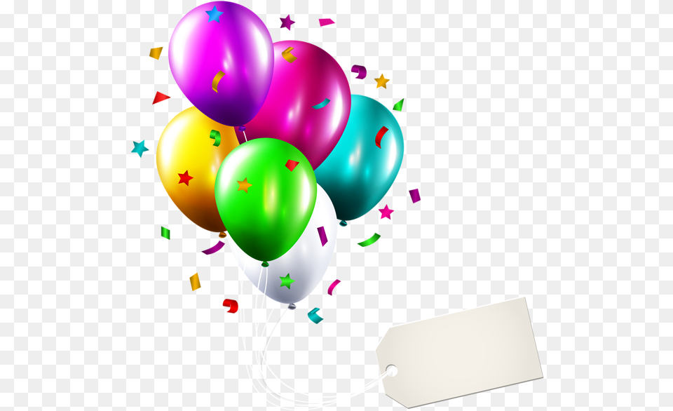 Transparent Curly Ribbon Birthday Balloon In, People, Person Free Png Download