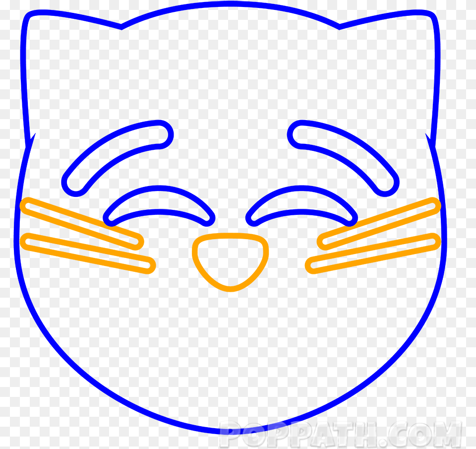 Transparent Curved Ribbon Emoji De Gato Enamorado Para Dibujar, Light, Animal, Cat, Mammal Png