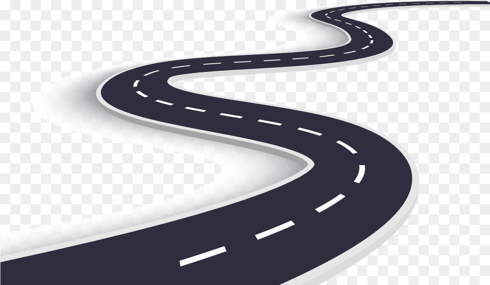 Transparent Curved Road Curved Road, Freeway, Highway, Outdoors Free Png Download