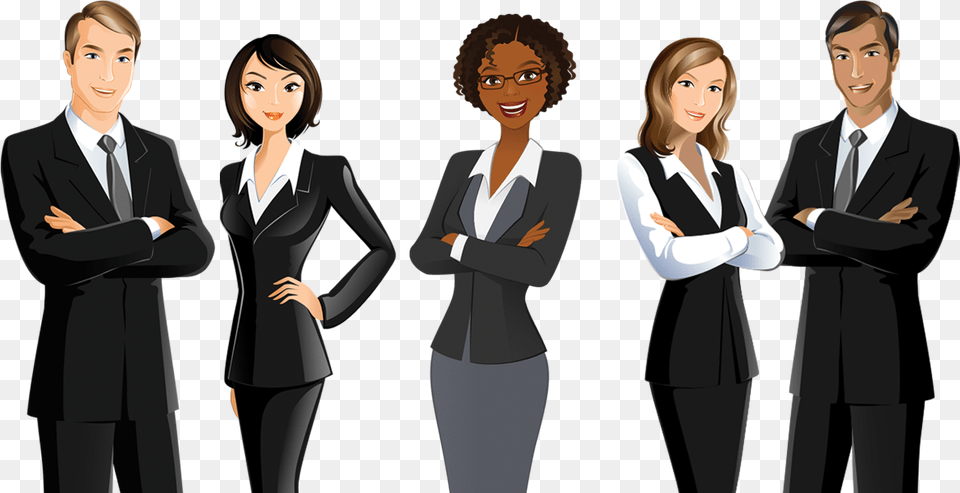 Transparent Cut Out Business People, Woman, Suit, Person, Formal Wear Free Png