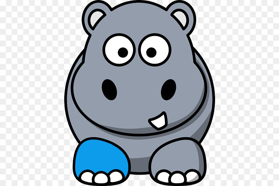 Transparent Cute Animals Clipart Hippo, Ammunition, Grenade, Weapon Free Png Download