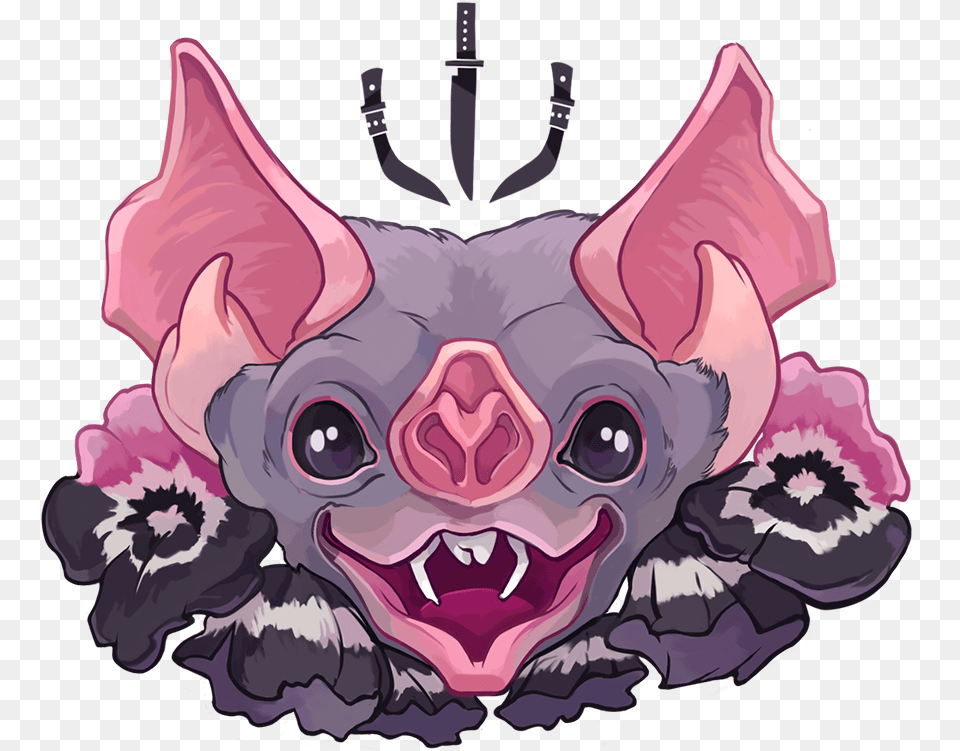 Cute Bat Cartoon, Baby, Person, Face, Head Free Transparent Png