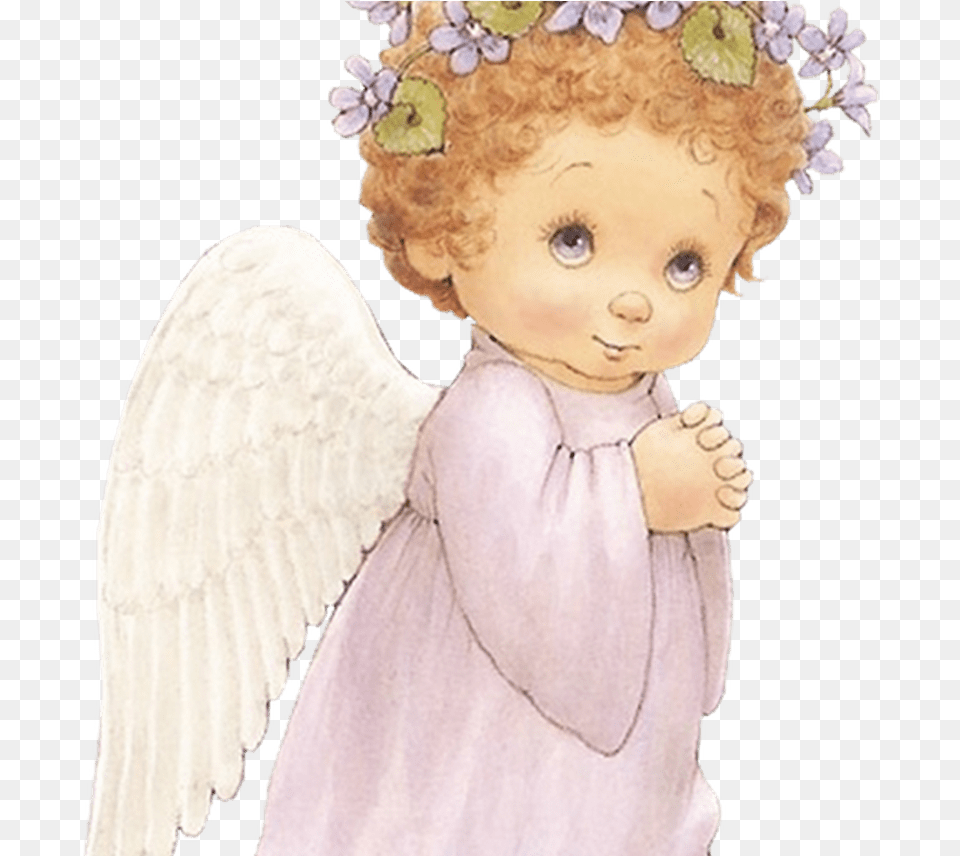 Transparent Cute Clipart Anjinho Sticker, Baby, Person, Angel, Face Free Png Download