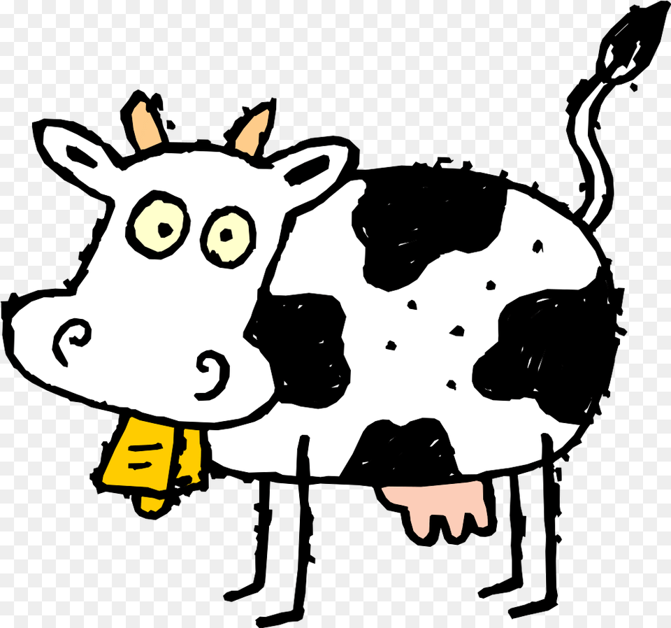 Transparent Cute Cow Royalty Free Cow, Dairy Cow, Animal, Cattle, Mammal Png