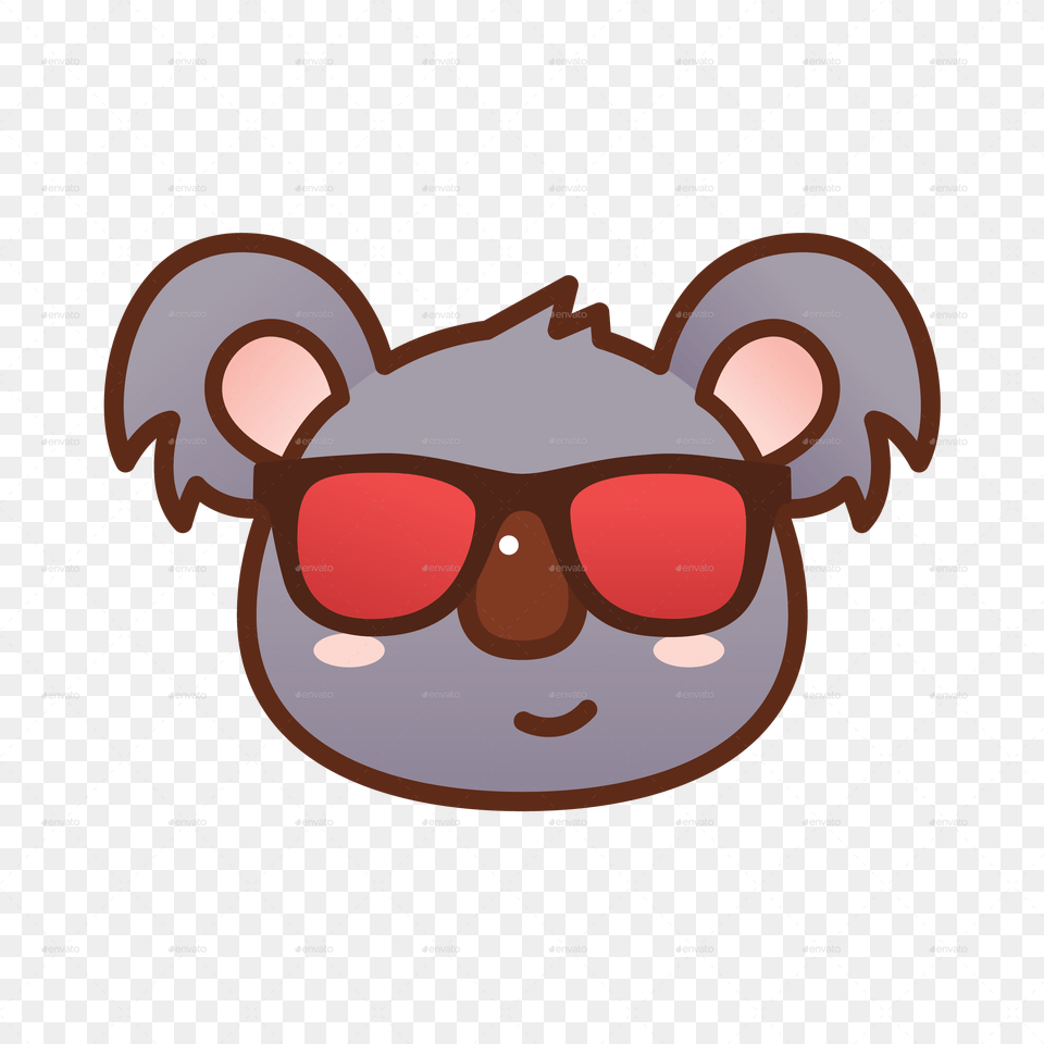 Cute Emojis Koala Emoji, Accessories, Sunglasses, Glasses, Baby Free Transparent Png