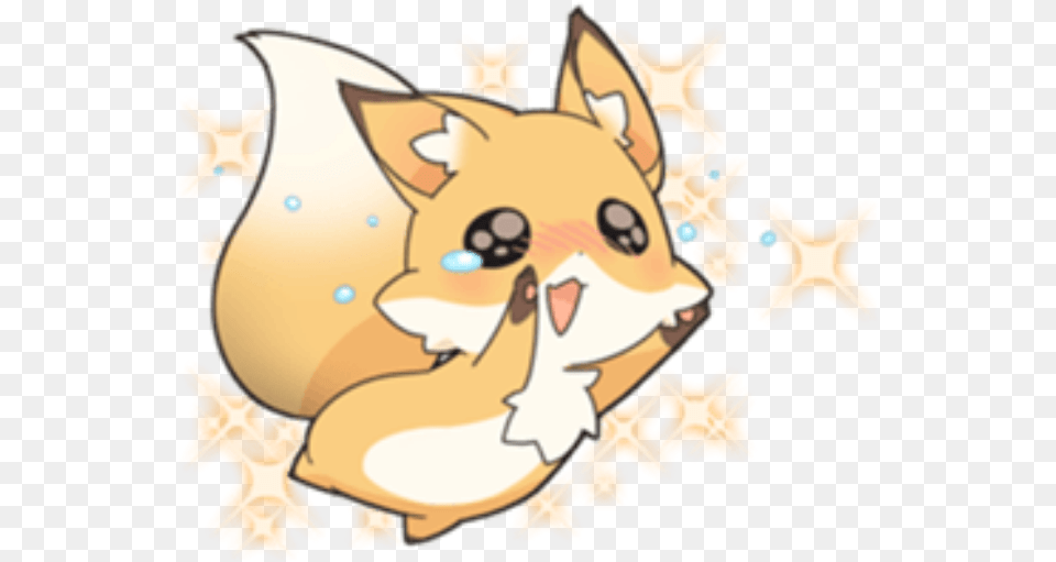 Cute Fox Kawaii Fox, Baby, Person, Animal, Pet Free Transparent Png