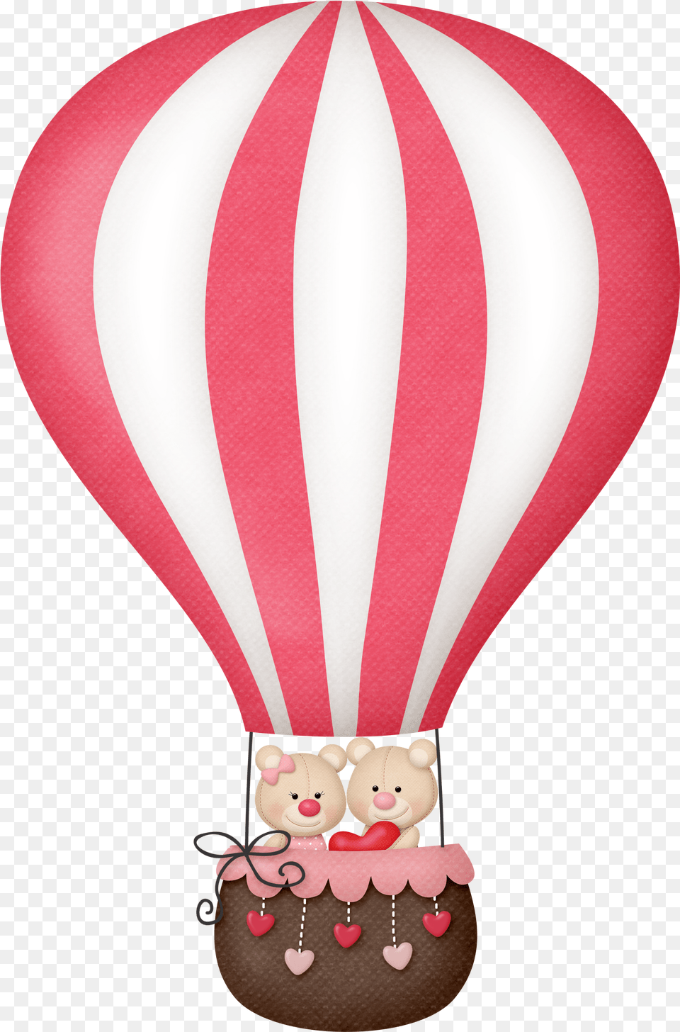 Transparent Cute Hot Air Balloon Clipart Hot Air Balloon Pink, Aircraft, Hot Air Balloon, Transportation, Vehicle Free Png Download