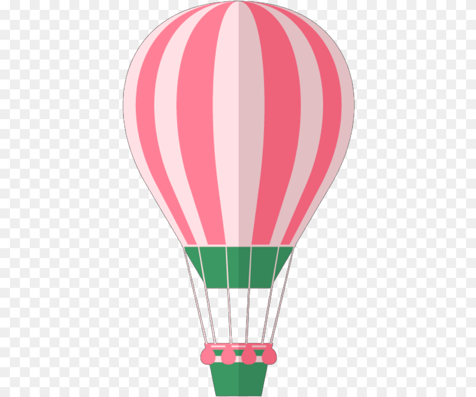 Cute Hot Air Balloon Clipart Hot Air Balloon Pink, Aircraft, Hot Air Balloon, Transportation, Vehicle Free Transparent Png