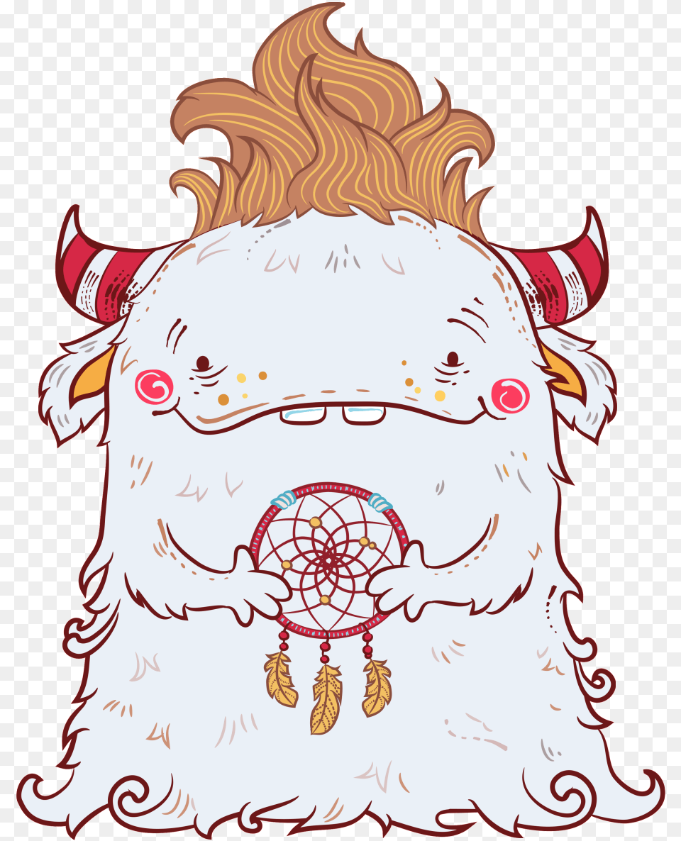 Transparent Cute Monster Illustration, Animal, Bull, Mammal, Baby Free Png