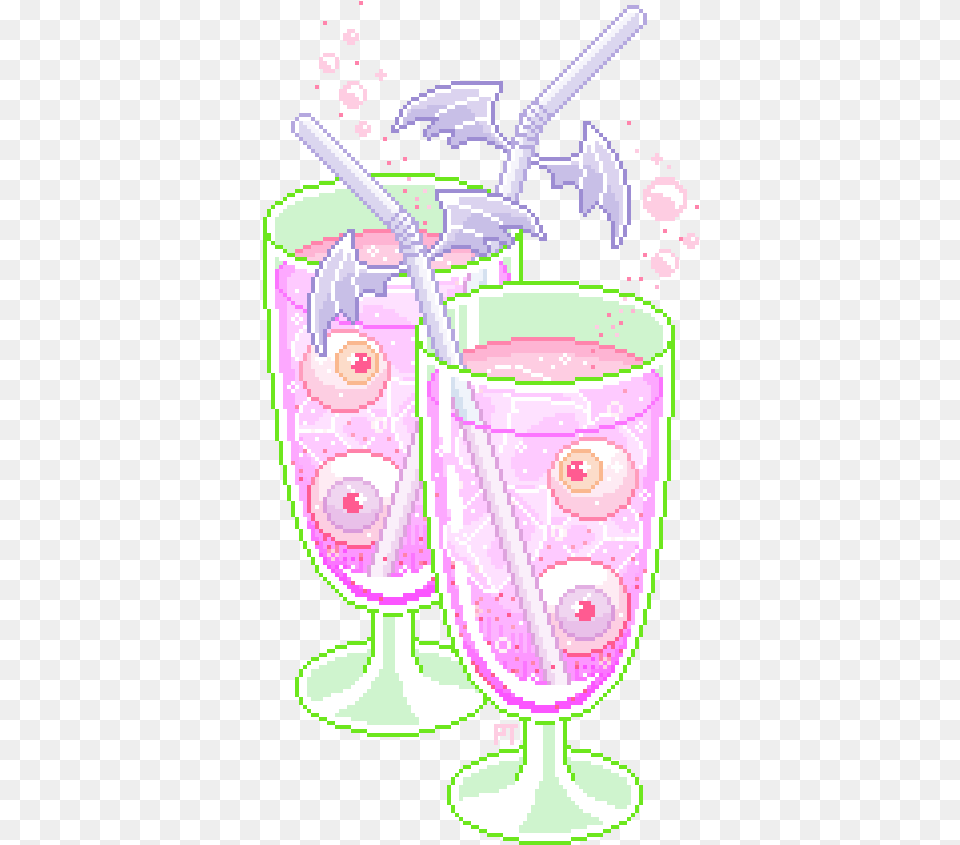 Transparent Cute Pixel Pixel Transparent Halloween, Alcohol, Beverage, Cocktail, Juice Png Image
