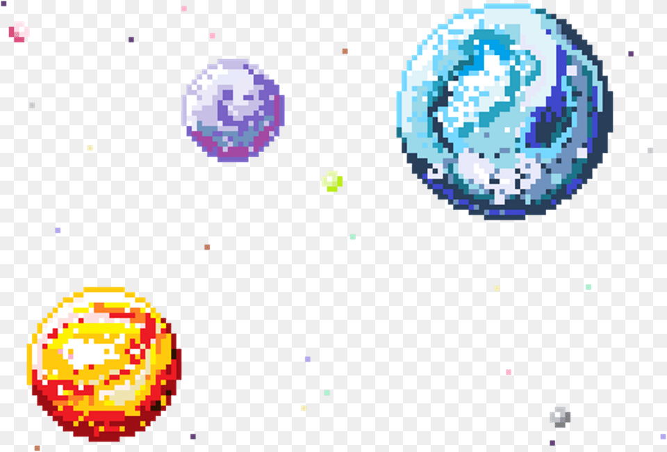 Transparent Cute Pixel Planet Transparent, Astronomy, Outer Space Png Image