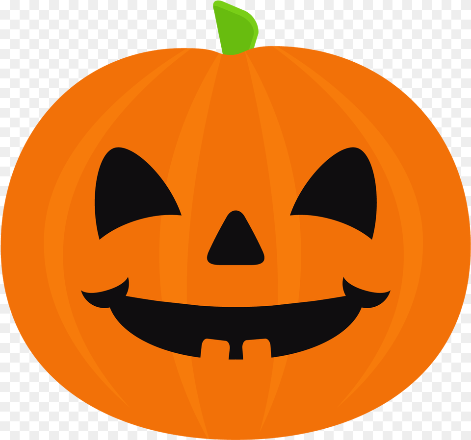 Transparent Cute Pumpkin Pumpkin Clip Art, Vegetable, Food, Produce, Plant Png Image