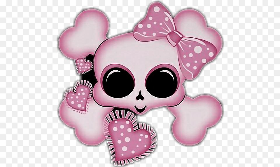 Transparent Cute Sugar Skull Clipart Its A Girl Skull Free Png
