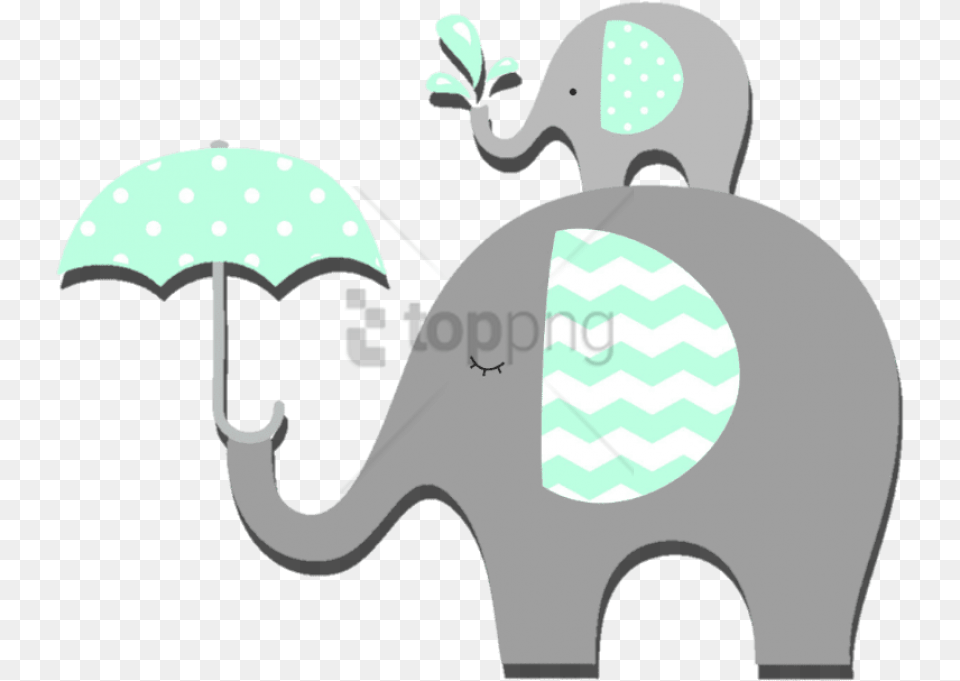Transparent D20 Clipart Transparent Background Baby Shower Clipart, Animal, Elephant, Mammal, Wildlife Free Png Download