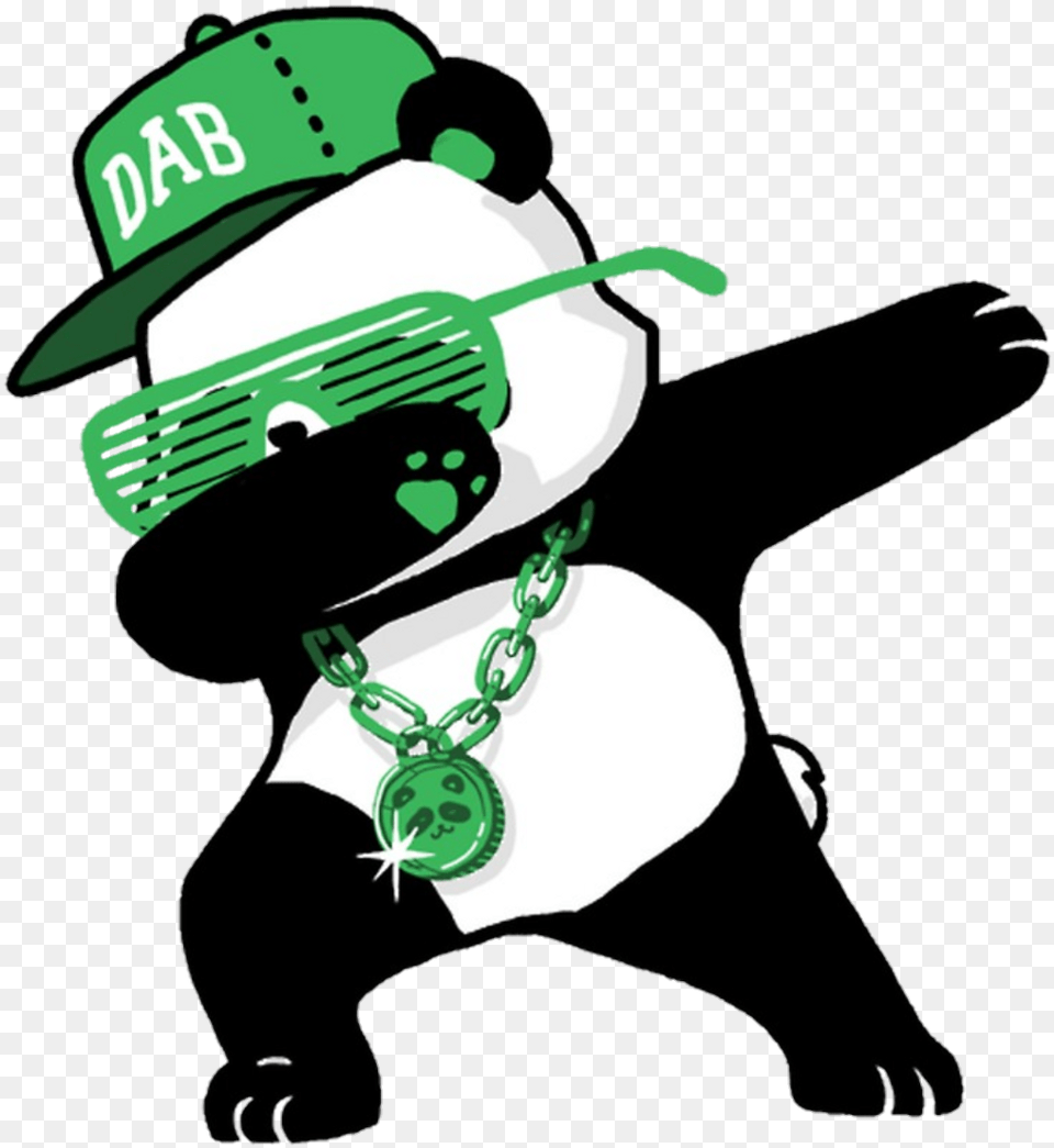 Transparent Dabbing Cartoon Panda Dabbing, People, Person, Accessories, Jewelry Free Png Download