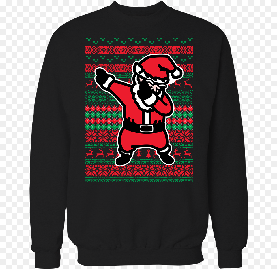 Dabbing Christmas Tank Tops, Clothing, Hoodie, Knitwear, Sweater Free Transparent Png